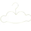 Lot de 5 cintres nuage doré