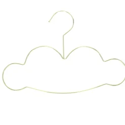 Lot de 5 cintres nuage doré