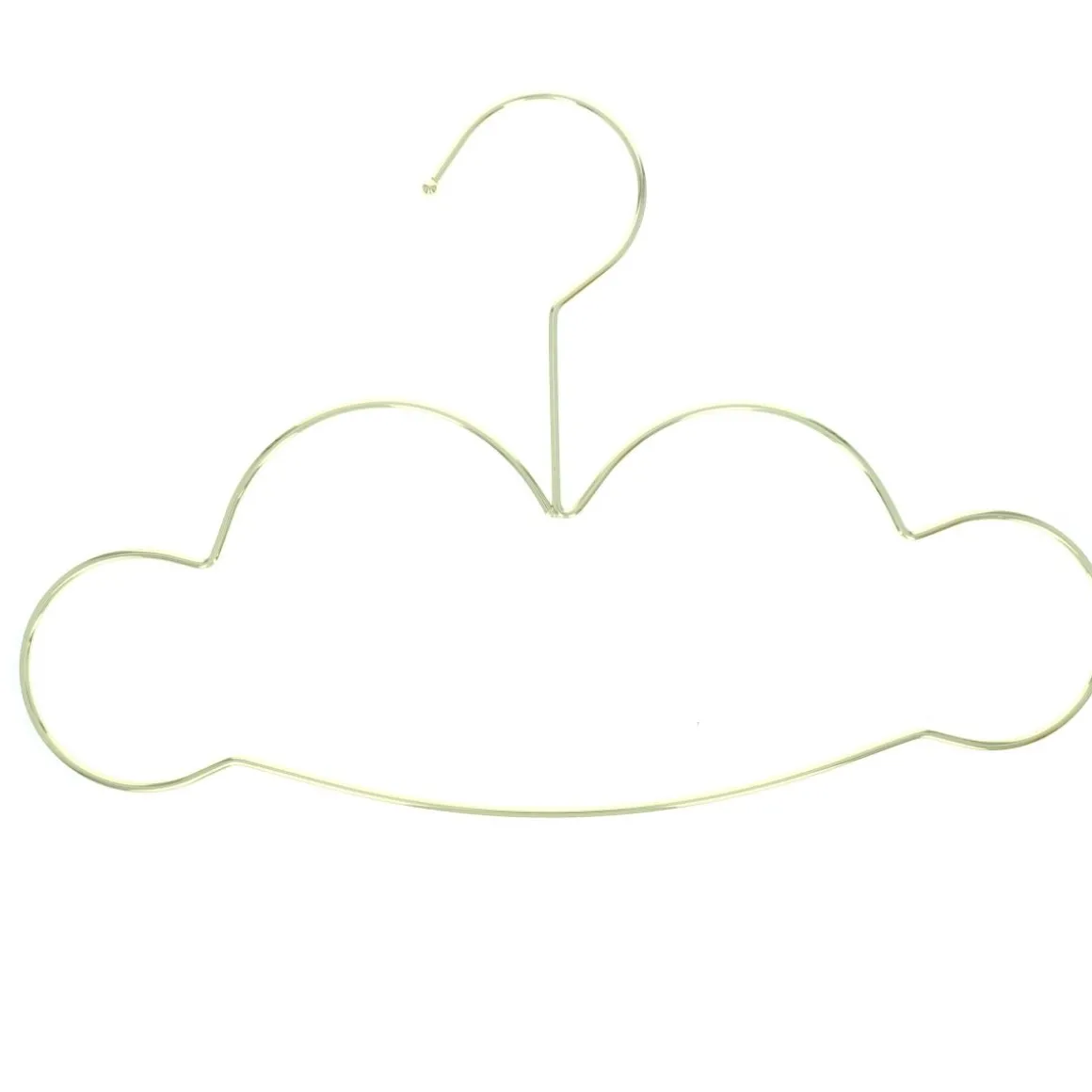 Lot de 5 cintres nuage doré