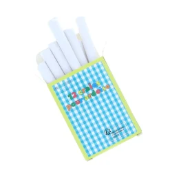 Lot de 12 craies blanches