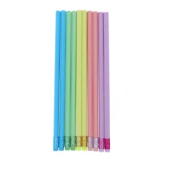 Lot de 10 crayons à papier pastel
