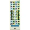 Lot de 6 crayons de bois dinosaures