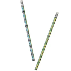 Lot de 6 crayons de bois dinosaures