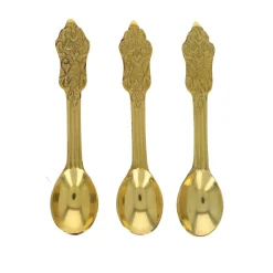 Lot de 3 cuillères en laiton