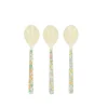 Lot de 3 cuillères motif fleurs