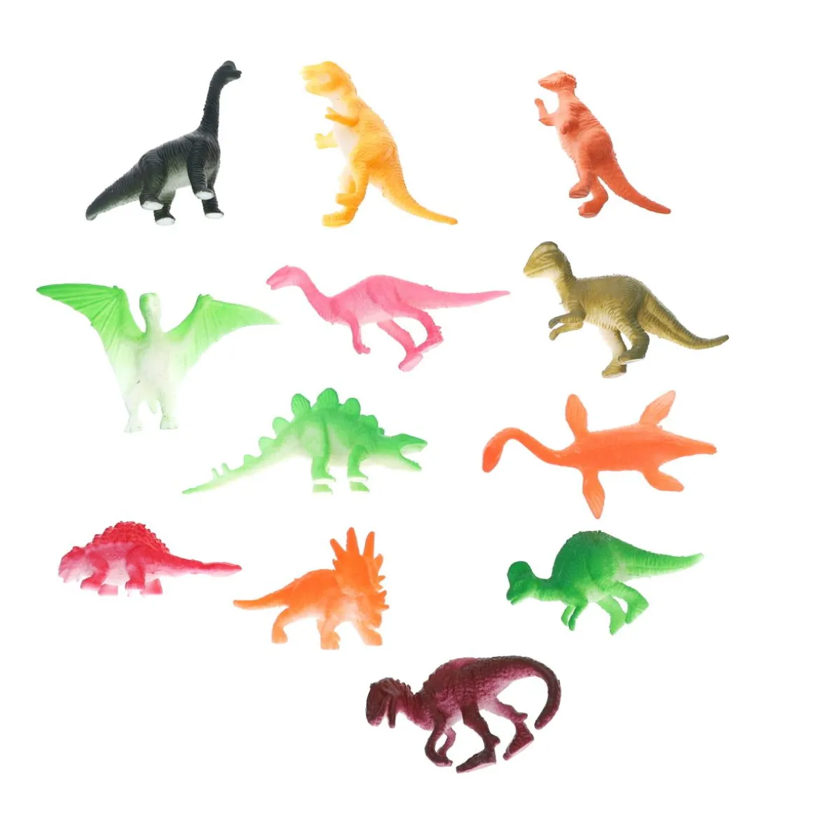 Lot de 12 dinosaures