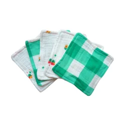 Lot de 5 lingettes lavables en éponge - Les Inséparables