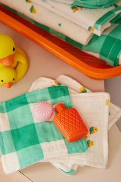 Lot de 5 lingettes lavables en éponge - Les Inséparables