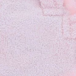 Lot de 4 lingettes lavables en éponge lapin rose