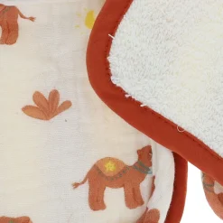 Lot de 5 lingettes lavables en éponge - Sahara