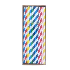 Lot de 25 pailles cirque