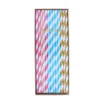 Lot de 25 pailles pastels