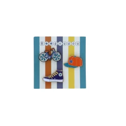 Lot de 3 pin's "ça roule Raoul" - À bicyclette