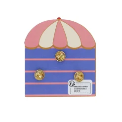 Lot de 3 pin's coquillage crabe et poisson - Trouville