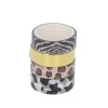 Lot de 4 rouleaux de ruban adhésif léopard zèbre