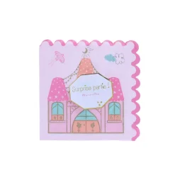 Lot de 18 serviettes château