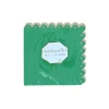 Lot de 18 serviettes vertes cirque