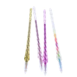 Lot de 4 stylos cristal tie and dye