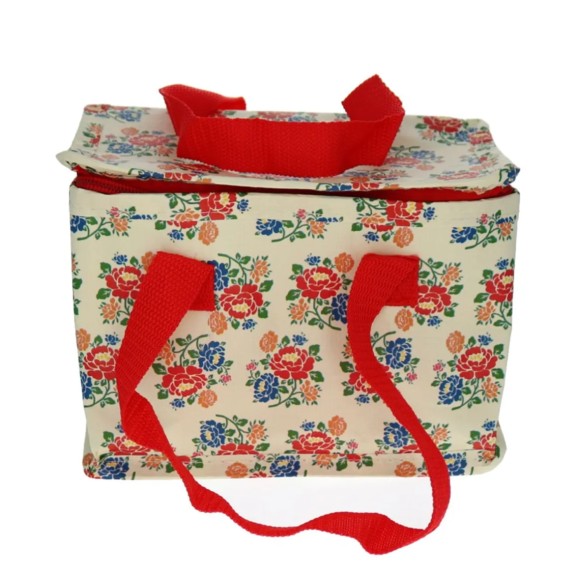 Lunch bag à fleurs polka folk