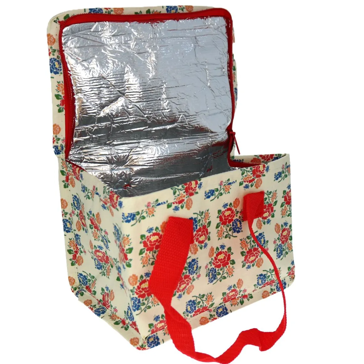 Lunch bag à fleurs polka folk