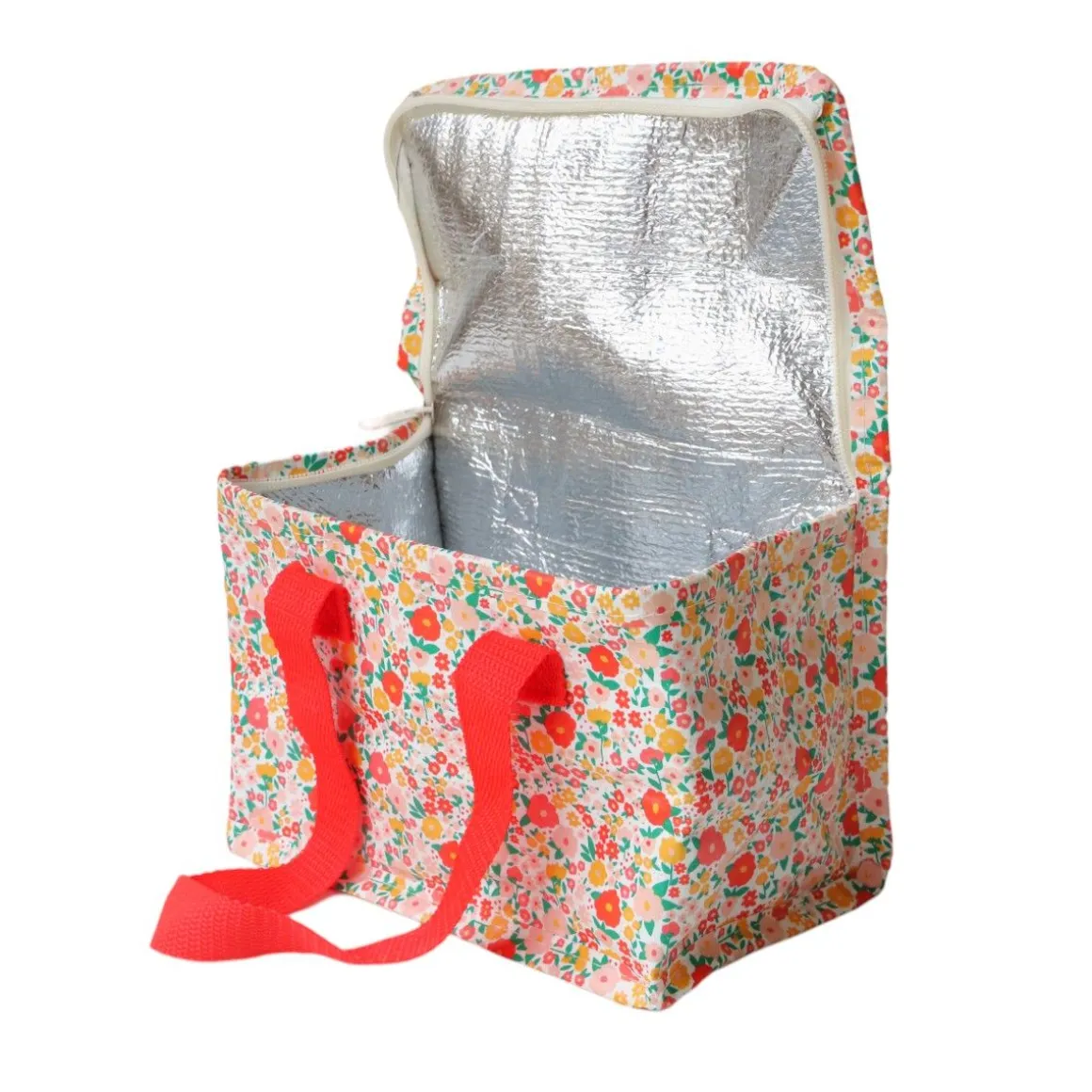 Lunch bag fleuri - La petite poule rousse