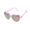 Lunettes de soleil coeur rose enfant