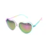 Lunettes de soleil coeur arc-en-ciel adulte