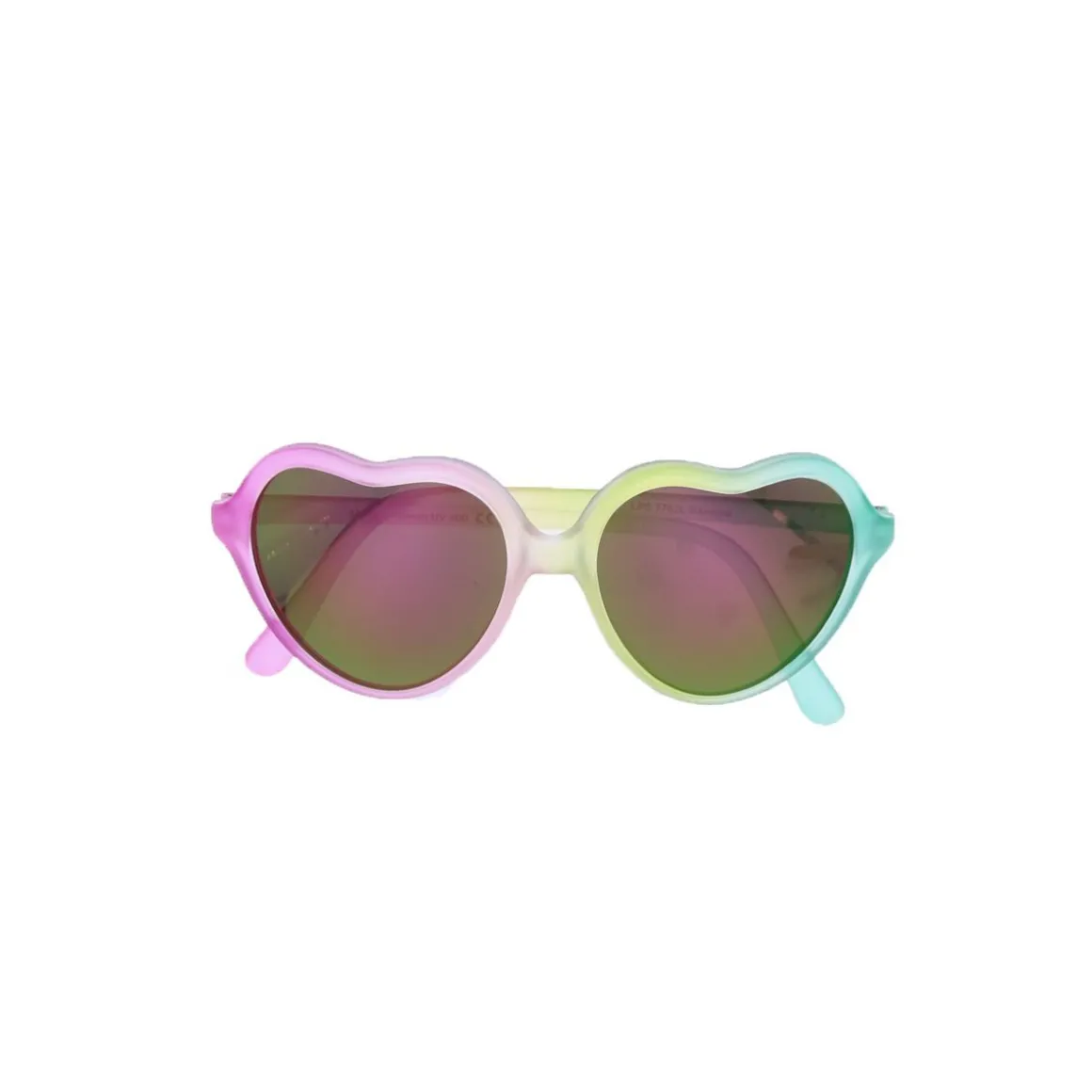 Lunettes de soleil cœurs arc-en-ciel