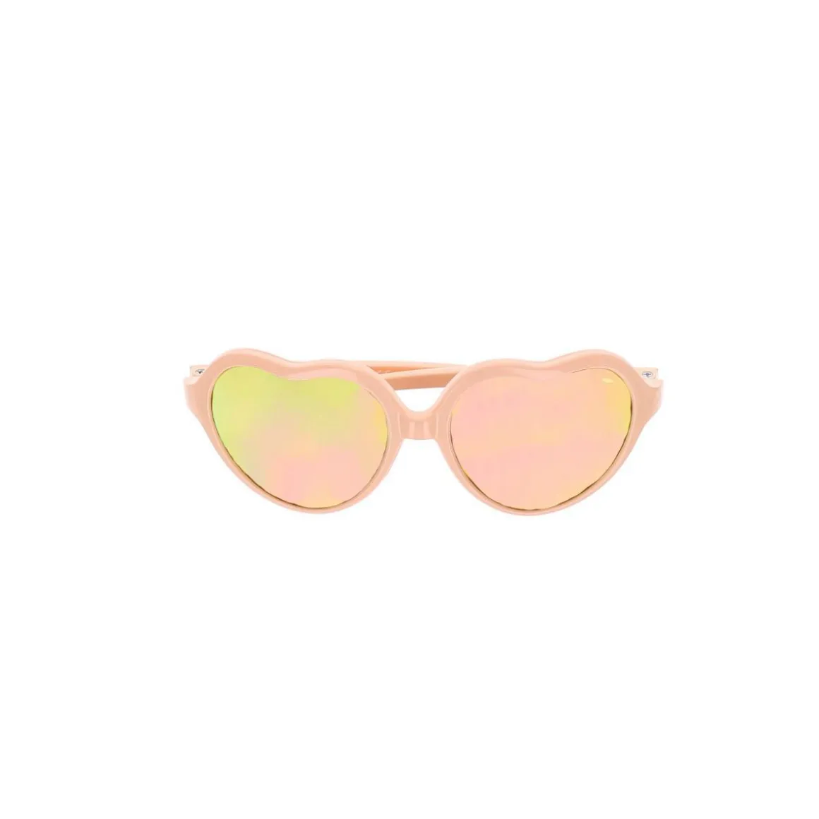 Lunettes de soleil cœurs orange pâle enfant
