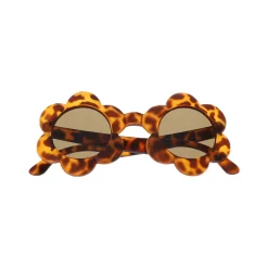 Lunettes de soleil fleurs léopard bébé