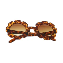 Lunettes de soleil fleurs léopard enfant-ado