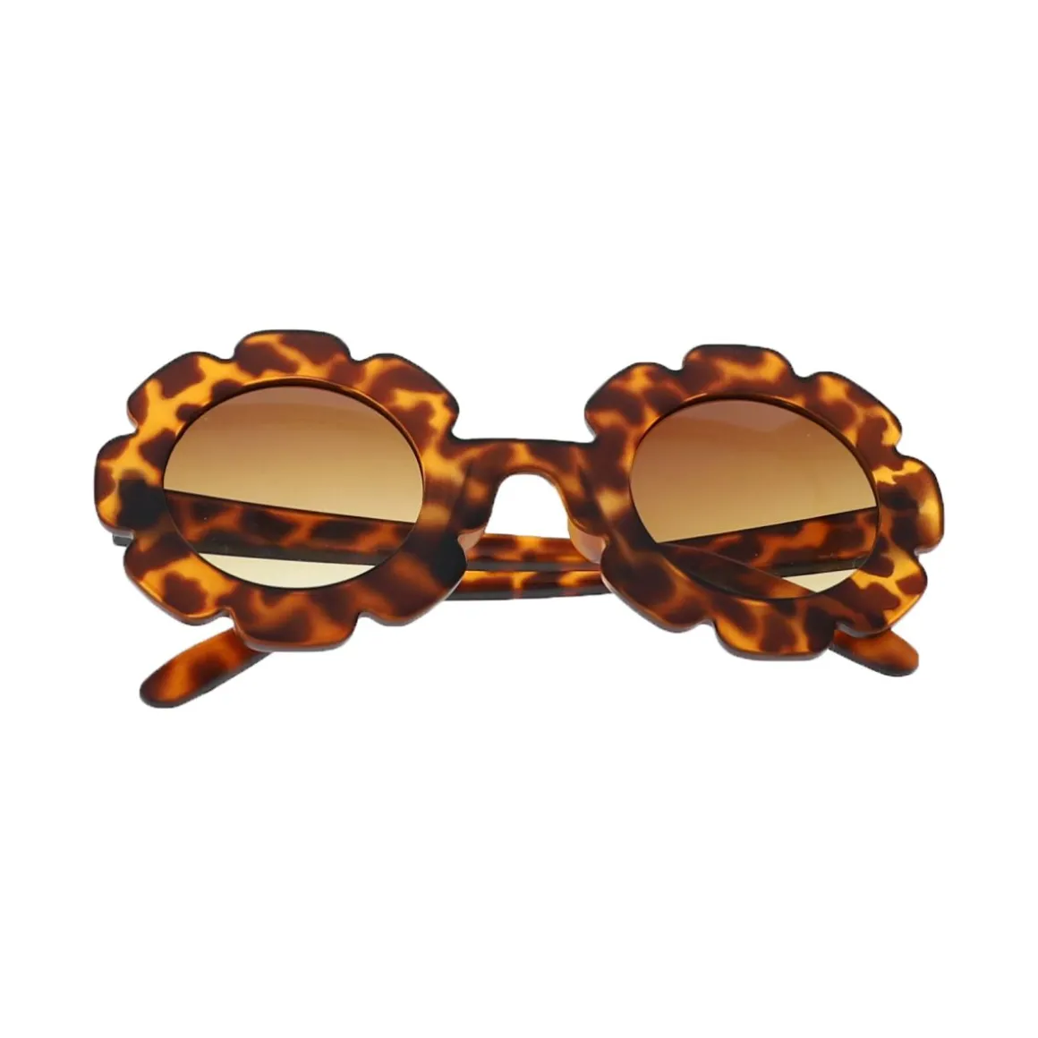 Lunettes de soleil fleurs léopard enfant-ado