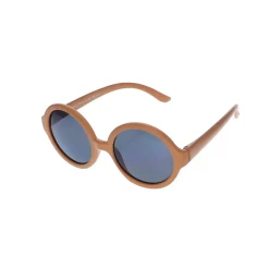 Lunettes de soleil rondes camel enfant