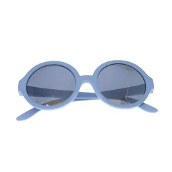 Lunettes de soleil rondes bleu enfant