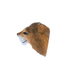 Magnet en bois lion