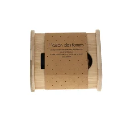 Maison à formes en bois et silicone