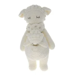 Maman mouton et son bébé en crochet