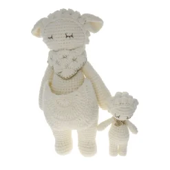 Maman mouton et son bébé en crochet