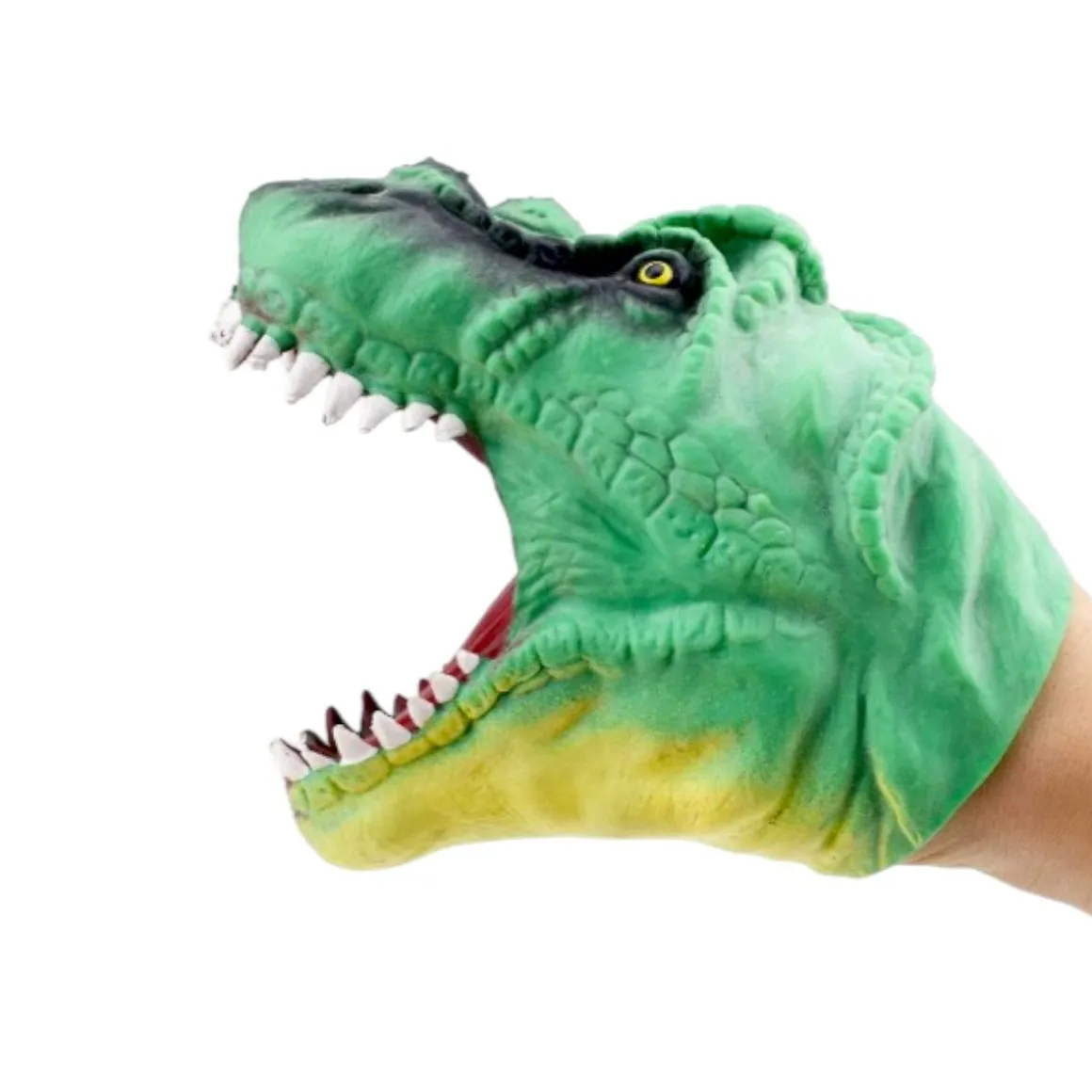 Marionnette à tête de dinosaure