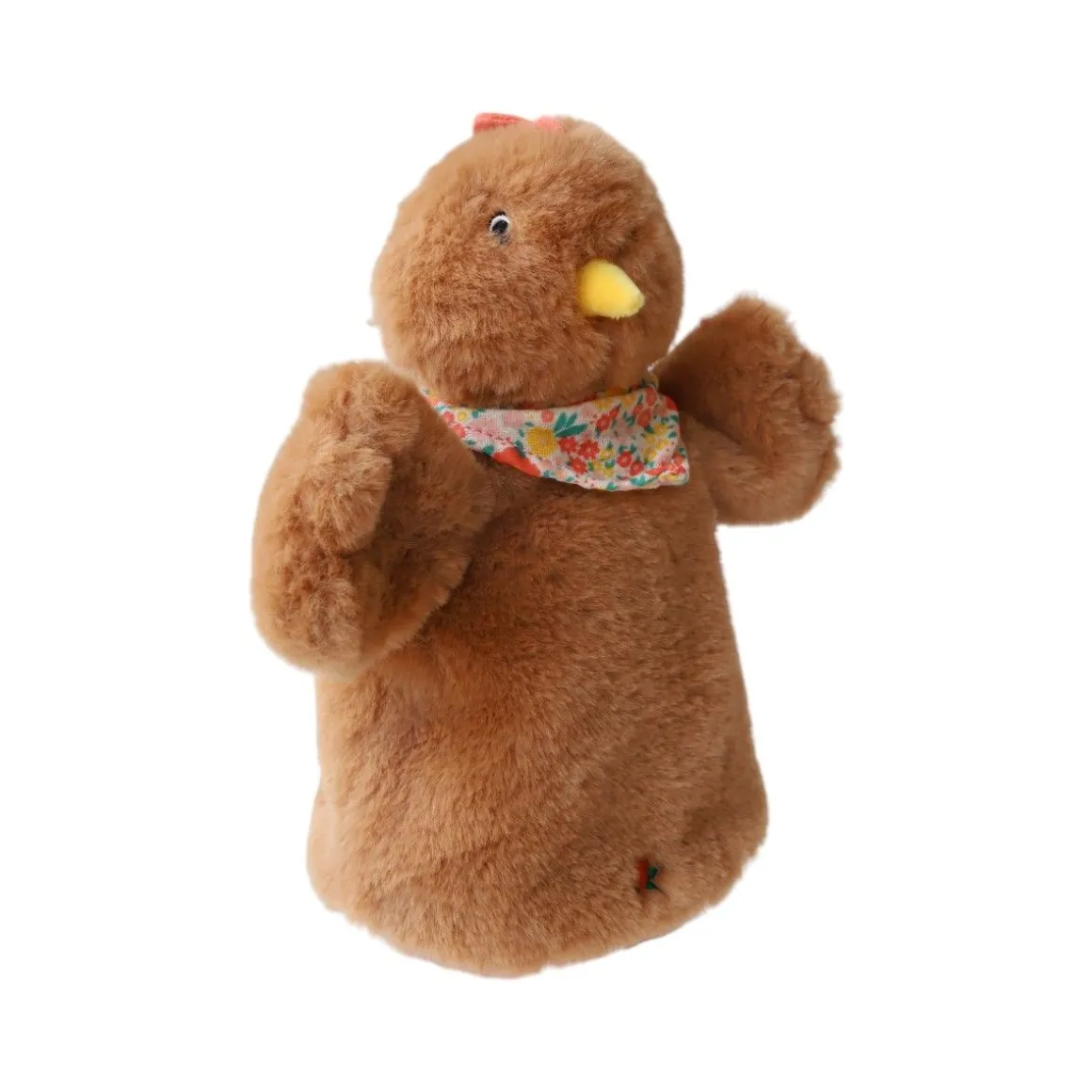 Marionnette peluche Poule - La petite poule rousse