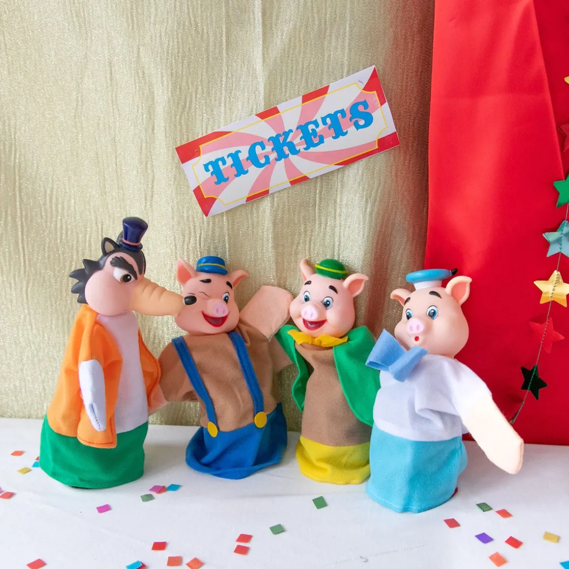 Marionnettes Les 3 Petits Cochons