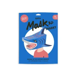 Masque 3D requin Sharky
