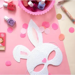 Masque lapin blanc
