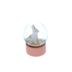 Mini boule à neige lapin