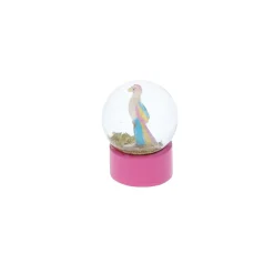 Mini boule à neige perruche multicolore