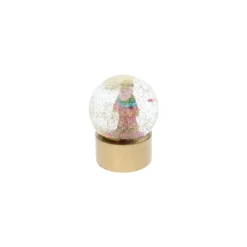 Mini boule à neige père noël multicolore