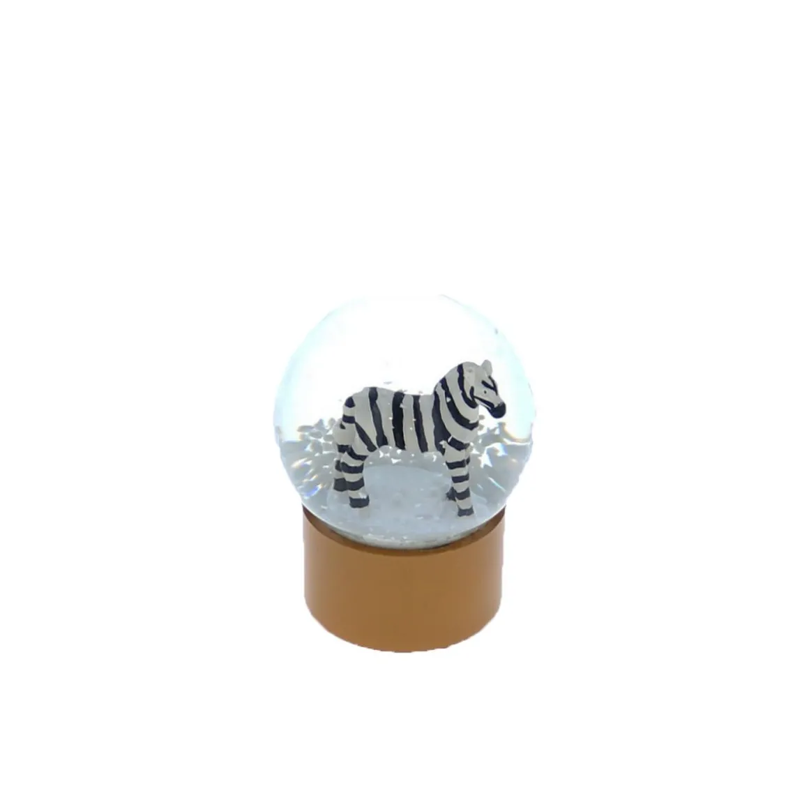 Mini boule à neige zèbre