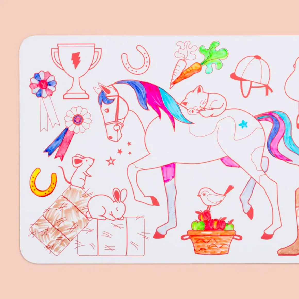 Mini coloriage Poney club