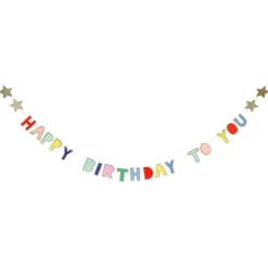 Mini guirlande anniversaire "Happy birthday"