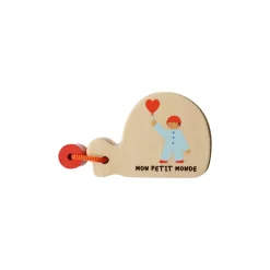 Mini livre imagier en bois
